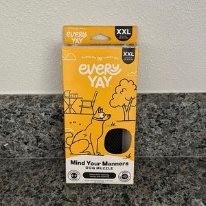 Mind Your Manners muzzle, XXL, adjustable design, mesh breath ability